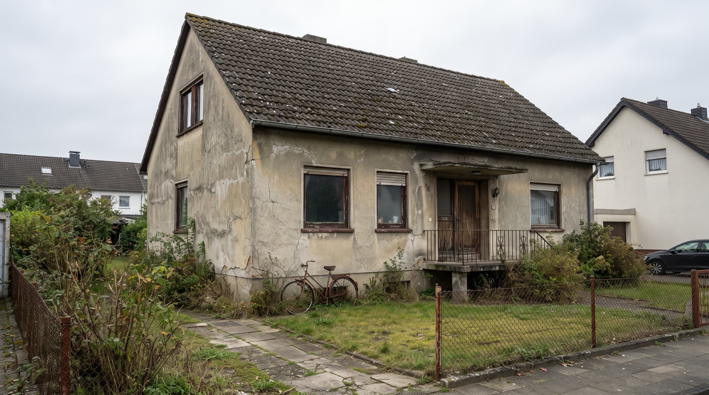 Fassade, Einfamilienhaus (Vorher)
